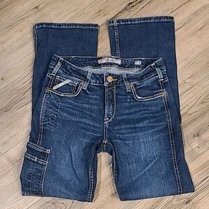 Ariat Women's Boot Cut Jeans - Dark Blue